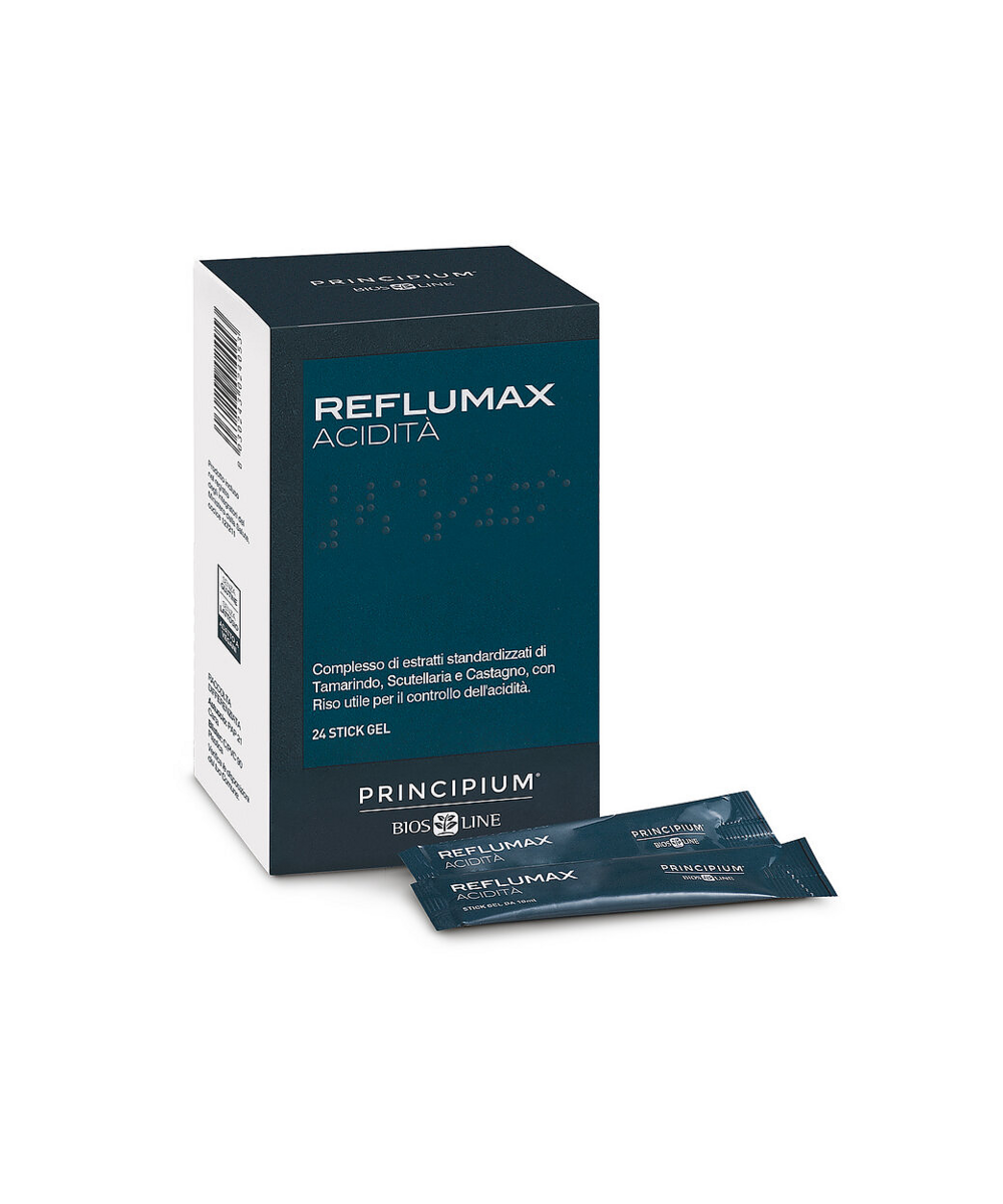 BIOS LINE Principium Reflumax Acidità - 24 stick gel