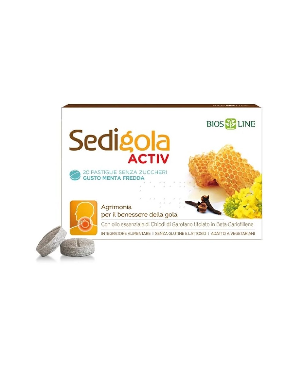 BIOS LINE Apix Propoli Sedigola Activ Pastiglie Menta Fredda