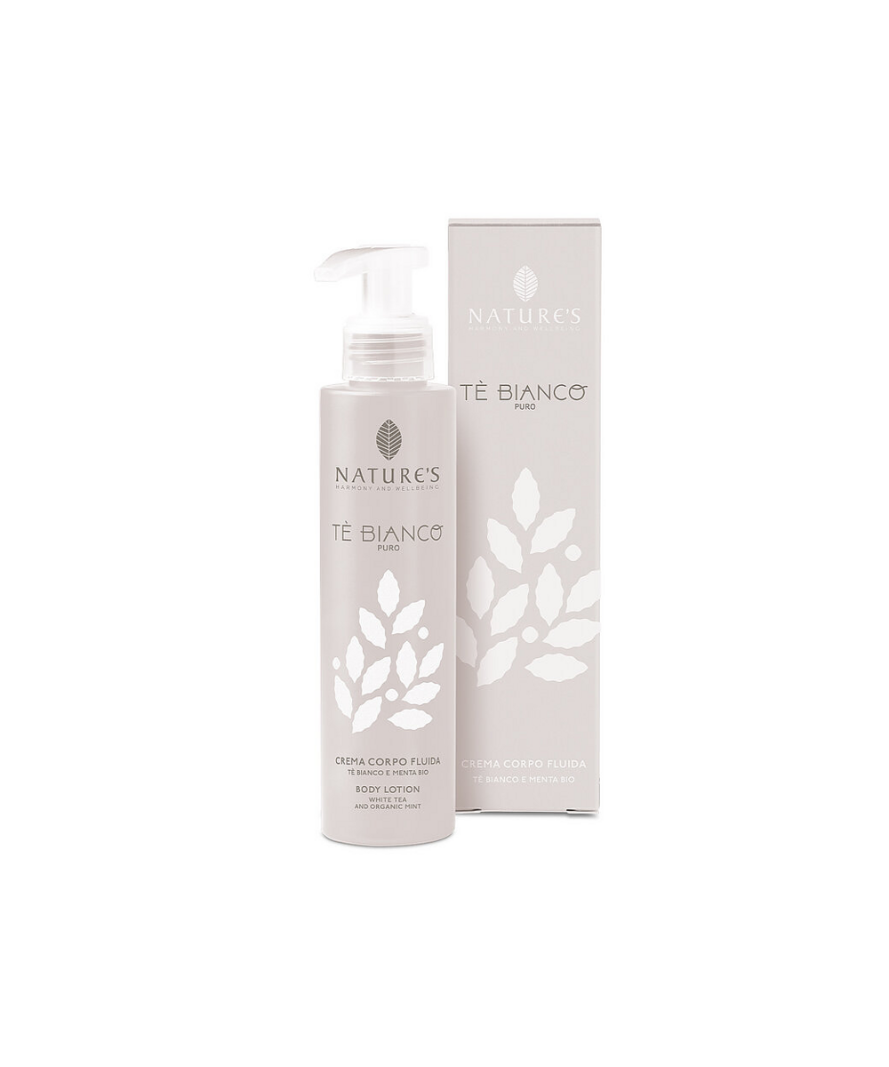 NATURE'S Tè Bianco Puro Crema Corpo Fluida